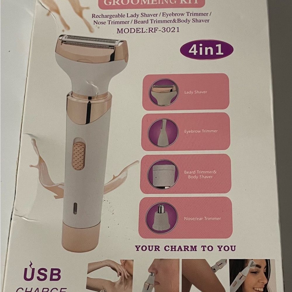 Cordless Razor 4-in-1 Rechargeable Grooming Kit - Picture 2 of 2